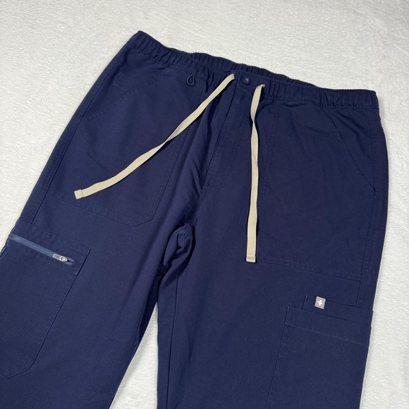 Figs Other - FIGS Scrub Pants Mens XL Navy Cairo Technical Collection Cargo Drawstring TMJ001